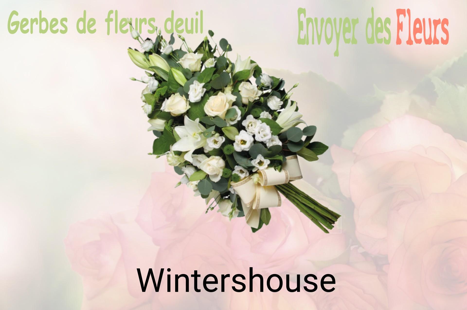 Gerbe de fleurs de deuil livrée à Wintershouse